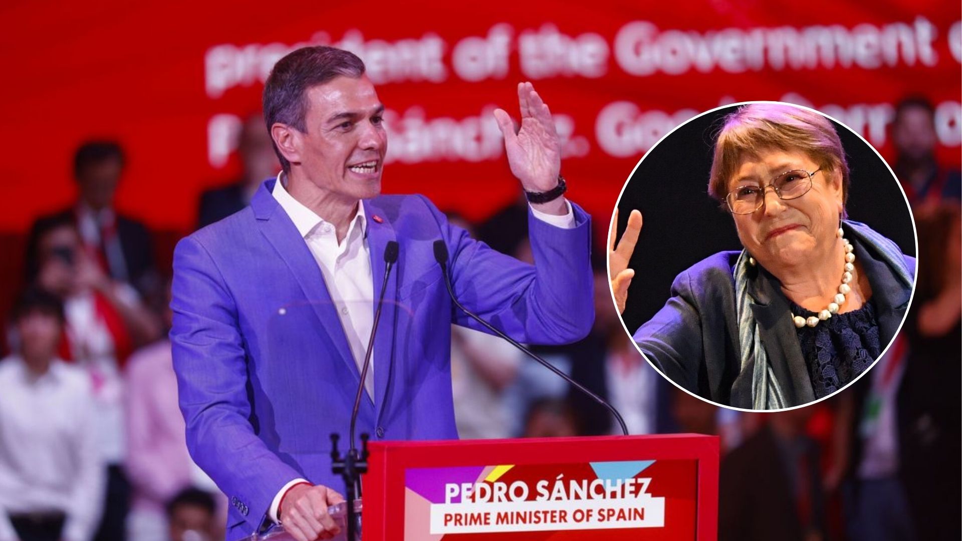 En medio de candidatura de Bachelet: Presidente de España respalda opción de que una mujer lidere la ONU