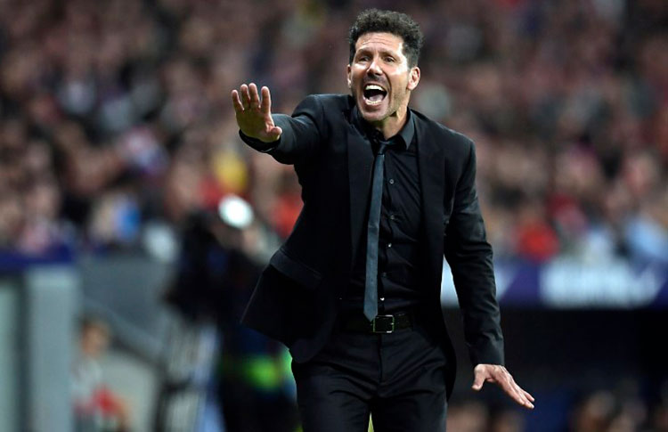 Diego Pablo Simeone: «Buscamos no bajar el paso en Liga»