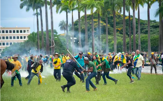 manifestaciones de bolsonaristas contra Presidente Lula