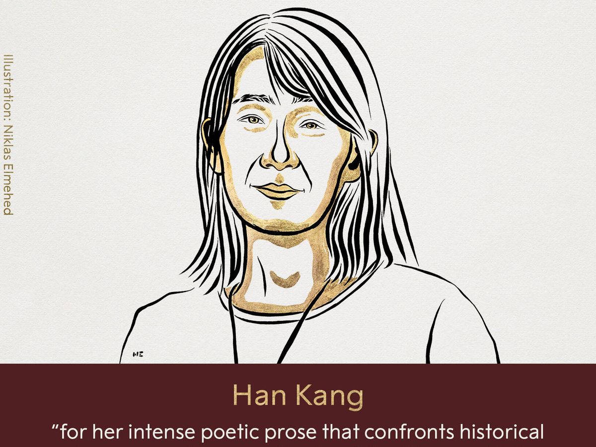 Escritora surcoreana Han Kang, Premio Nobel de Literatura 2024 El