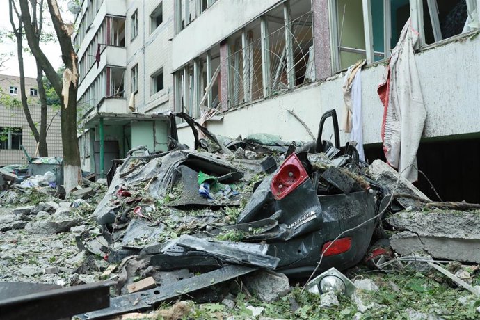 Ucrania acusa a Rusia de lanzar su mayor ataque con drones y misiles