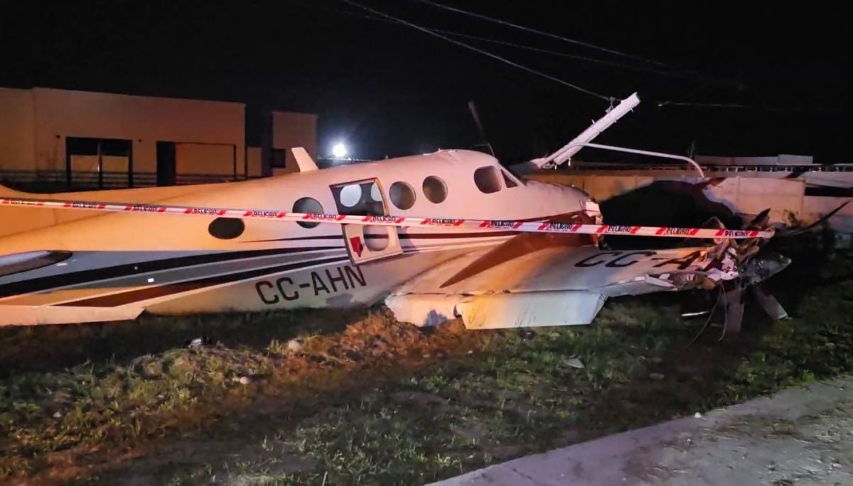 Avioneta cayó en condominio de la región de O’Higgins: tuvieron que aterrizar de emergencia