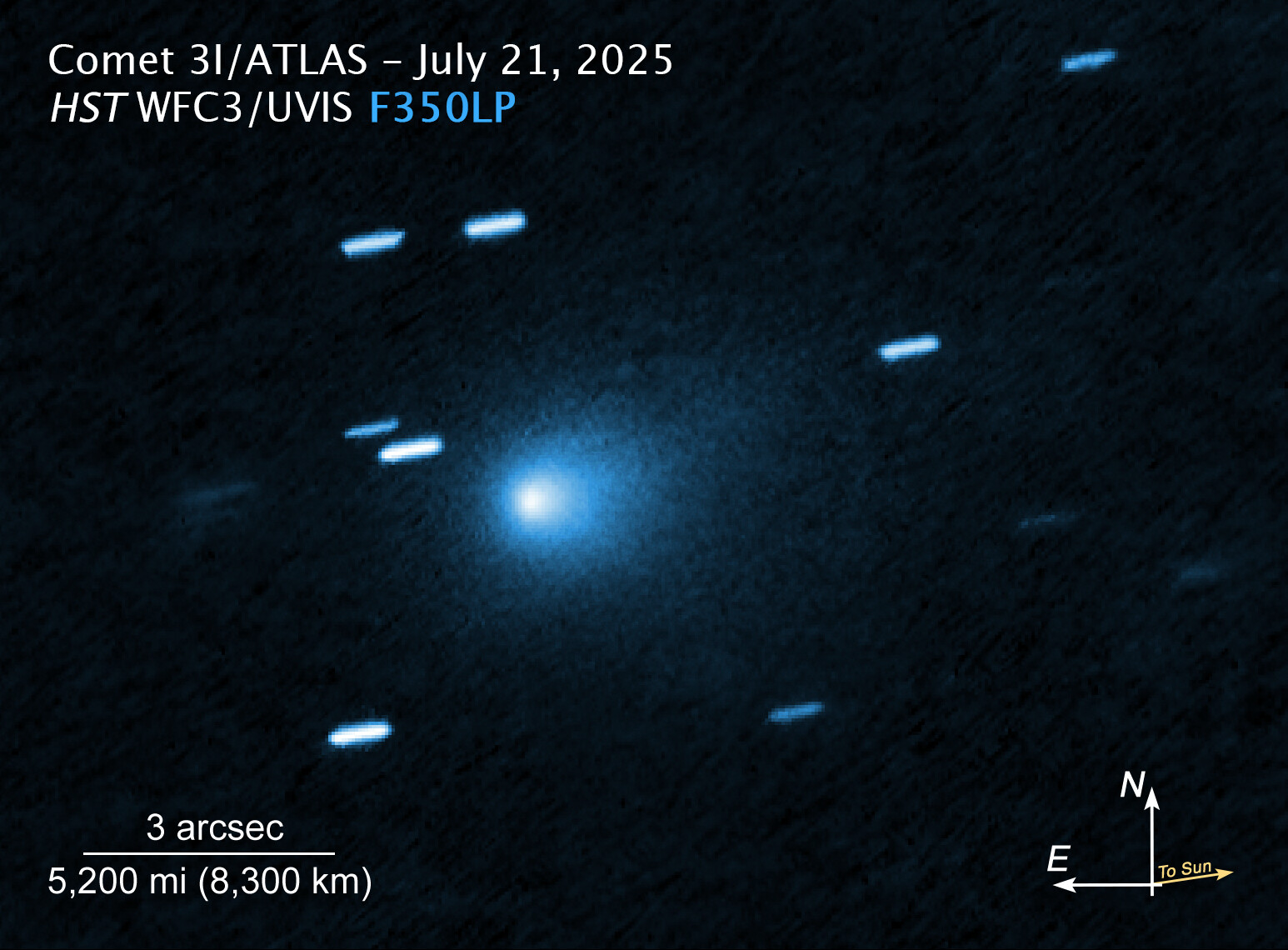 Objeto 3I/ATLAS es un cometa y no impactará la Tierra, según la NASA