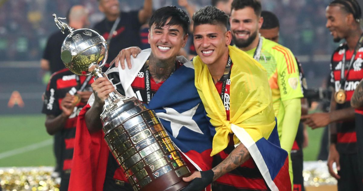 Campeón y figura: Erick Pulgar dentro del equipo ideal de la Copa Libertadores