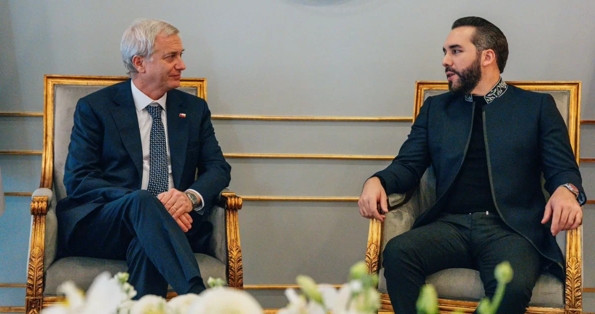 Kast y Bukele ratifican decisión de colaboración en seguridad entre El Salvador y Chile