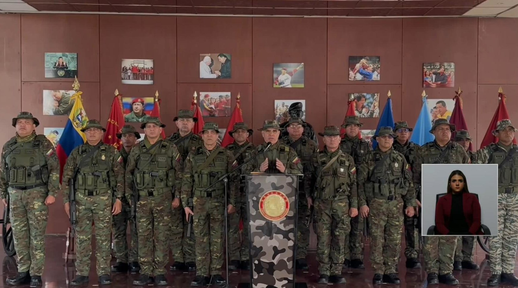 Ejército venezolano garantiza la continuidad constitucional con Delcy Rodríguez como presidenta