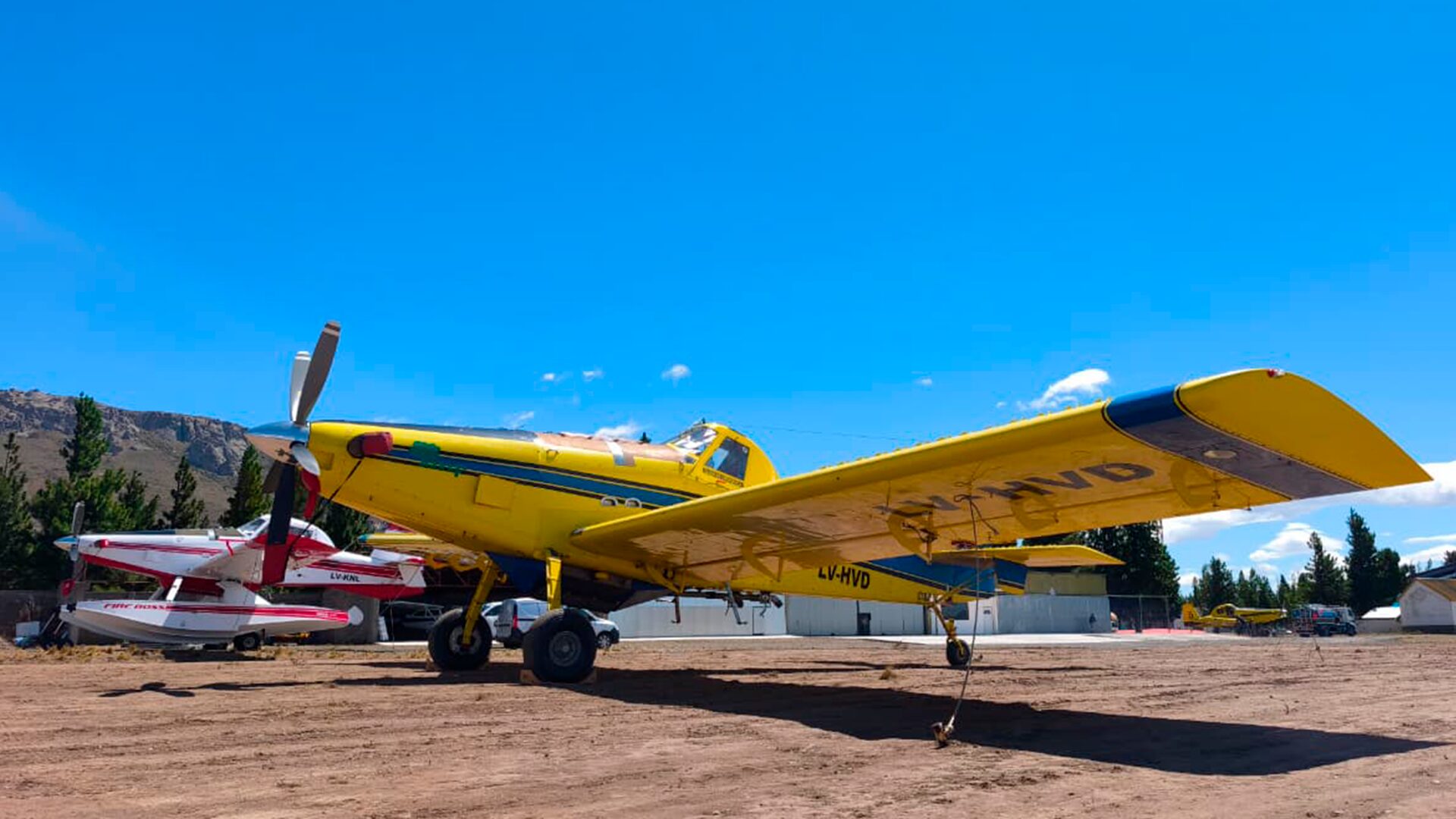 Gobierno envía aeronaves para combate de incendios en Patagonia argentina
