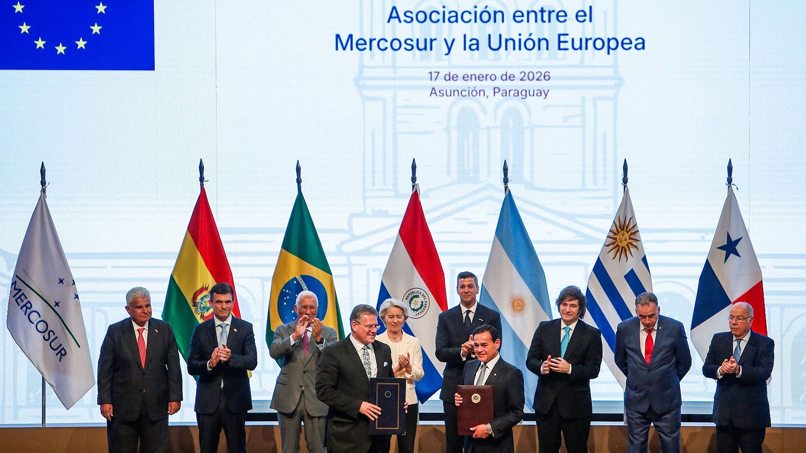 UE y Mercosur firman el acuerdo de libre comercio en Asunción