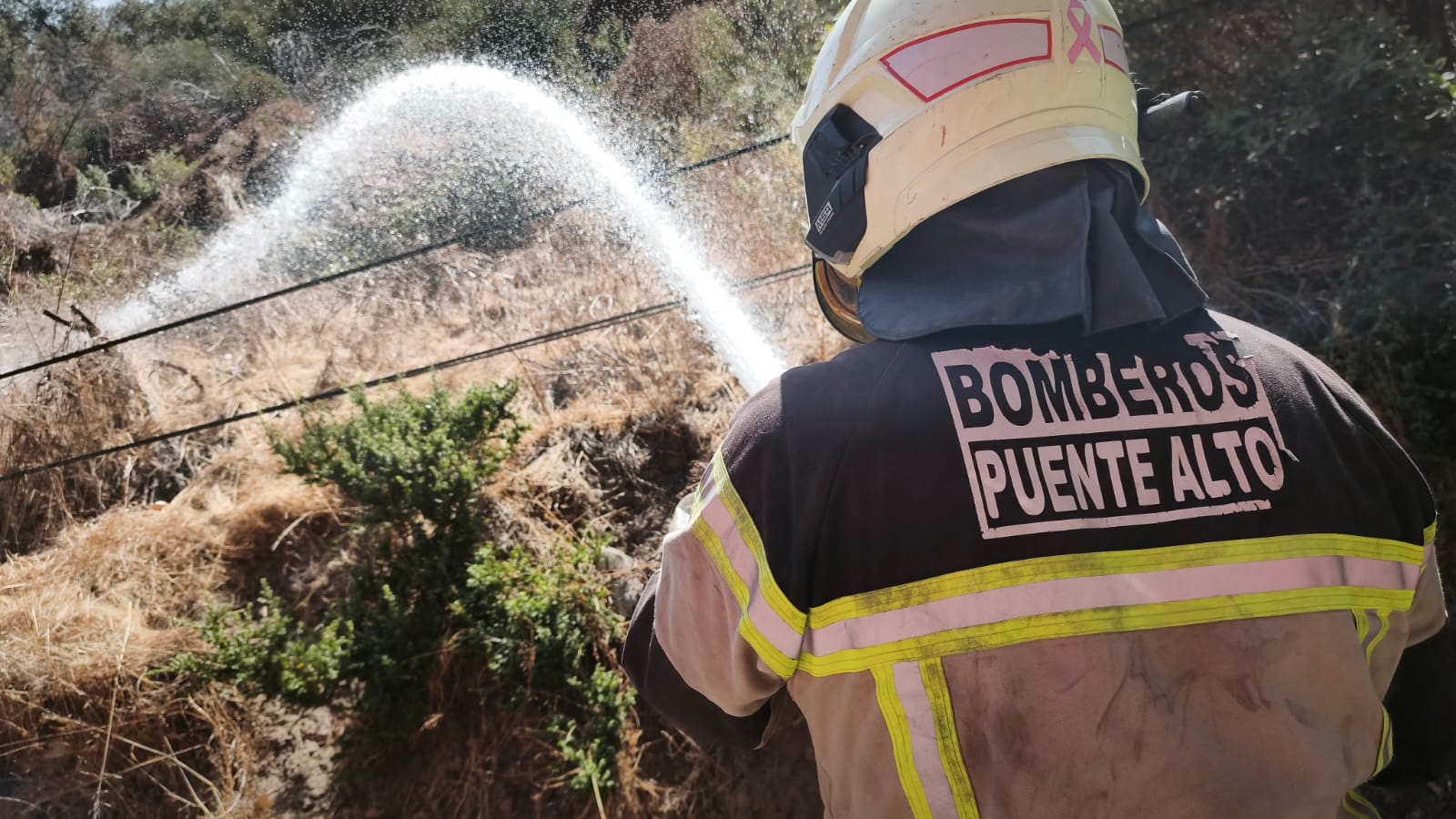 Senapred declara alerta roja en Puente Alto por incendio forestal cerca de sectores habitados