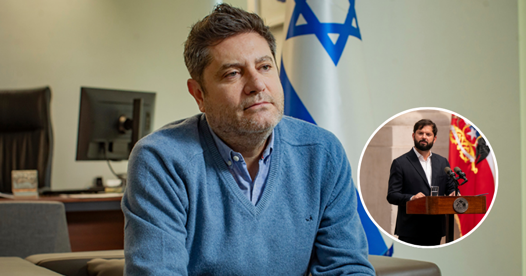 Embajador de Israel insta a Boric a “evitar calificativos que solo profundizan la división”