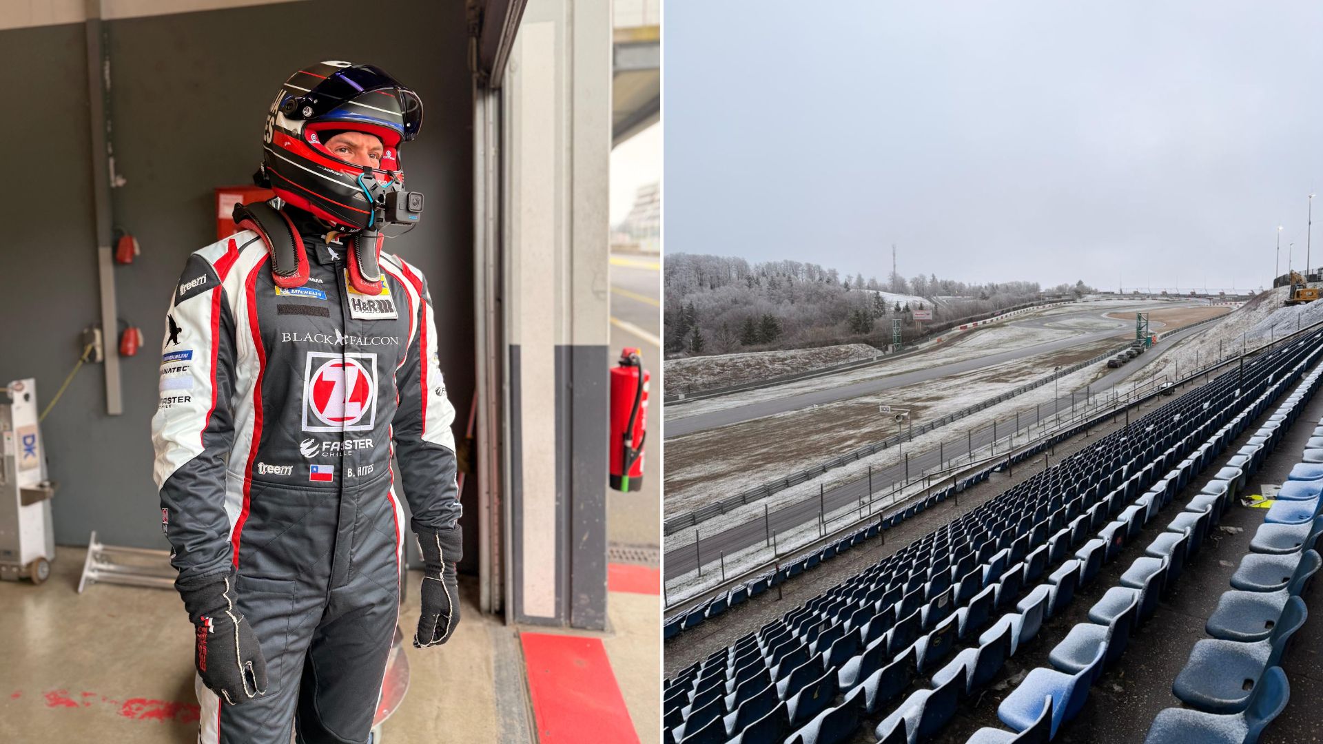 Fecha de NLS en Nürburgring es suspendida por nieve: Benjamín Hites se queda sin competir