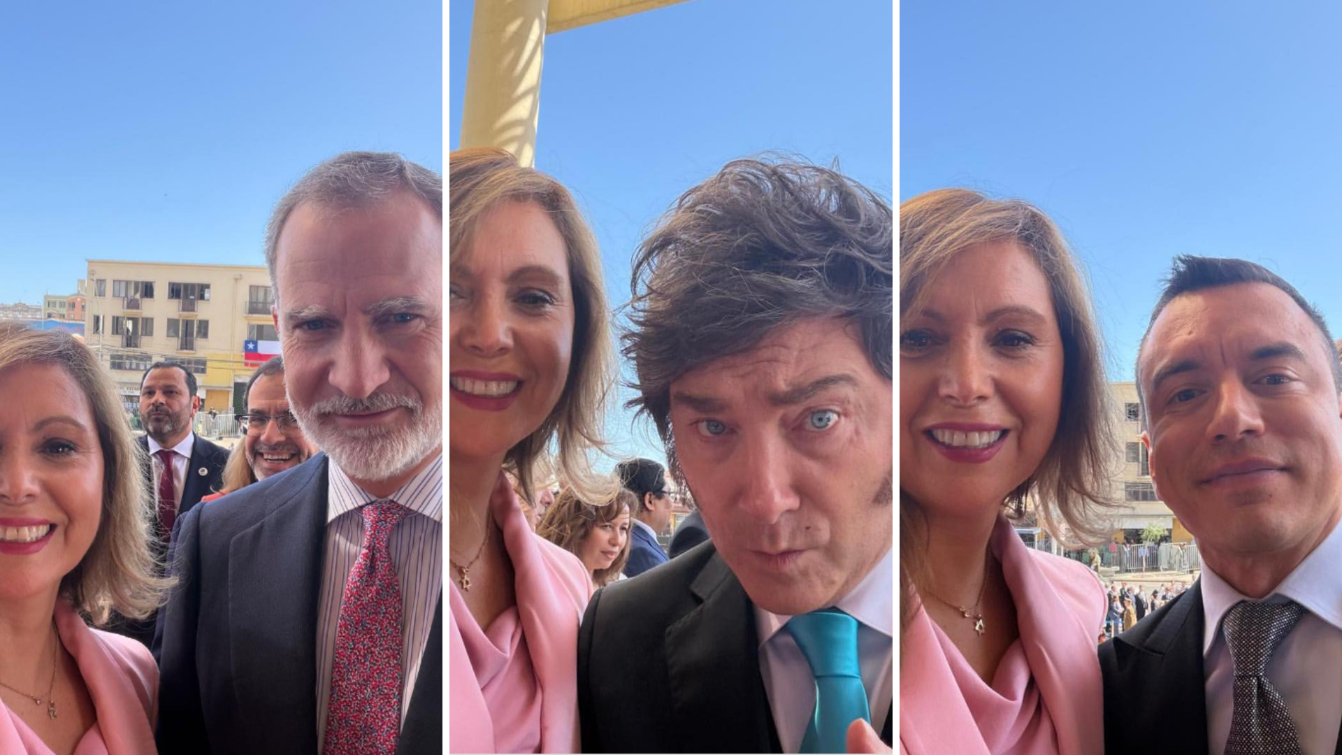 Cambio de mando: senadora Loreto Carvajal solicita selfies a autoridades y rompe protocolo