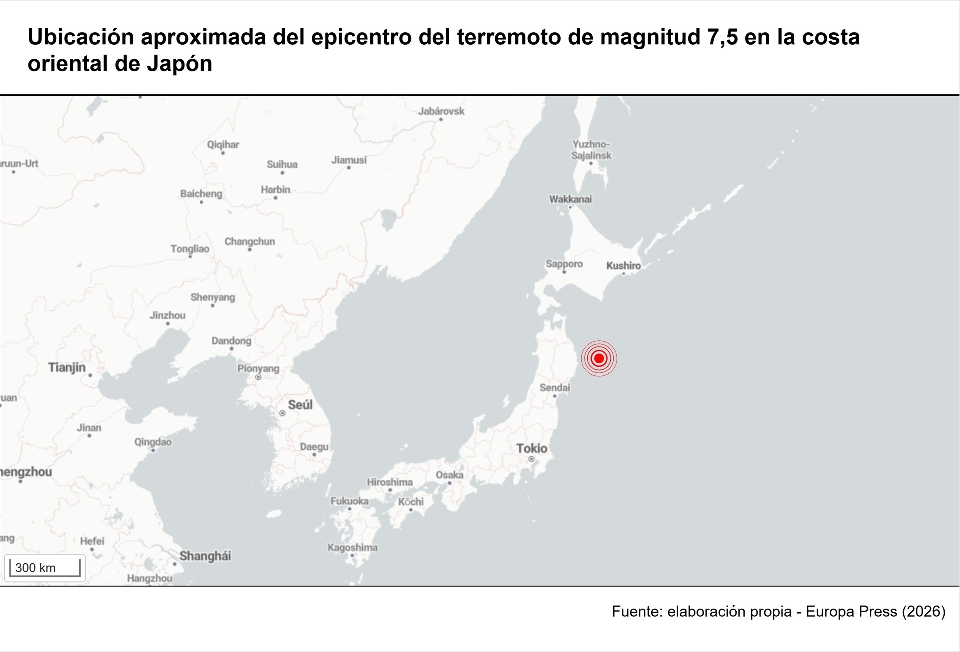 Japón retira alerta de tsunami emitida tras terremoto de magnitud 7,7 en  costa oriental