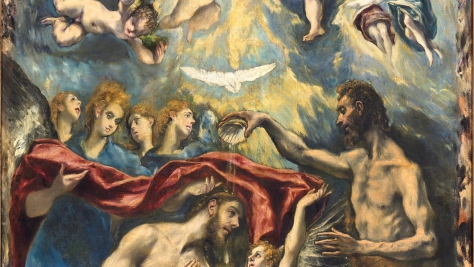 Nuevo análisis con IA apunta a El Greco como único autor de El Bautismo de Cristo